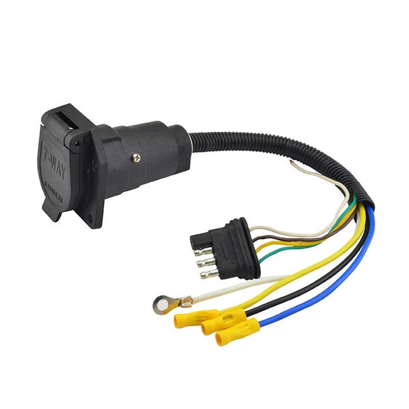 Pre Wired Blade Connector 7-way Round Blade factory